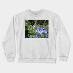 Flax flower Crewneck Sweatshirt